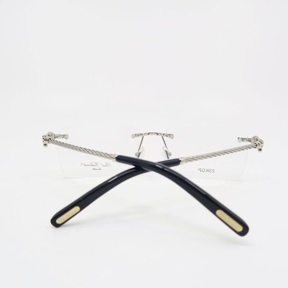 Paul Vosheront PV 3634 C1 23K Gold Plated Silver, Rimless, New Eyeglasses. - Picture 12 of 13